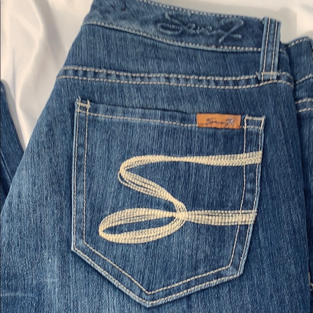 Seven7 Flare Jeans Size 28 - Picture 2 of 6